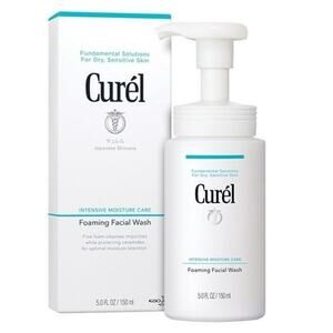 NIB Curel Japanese Skin Care Foaming Daily Face Wash 5 oz/ 150 ml